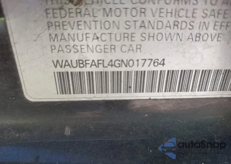 2016 Audi A4 2.0T Premium z USA, uszkodzony, nr VIN WAUBFAFL4GN017764